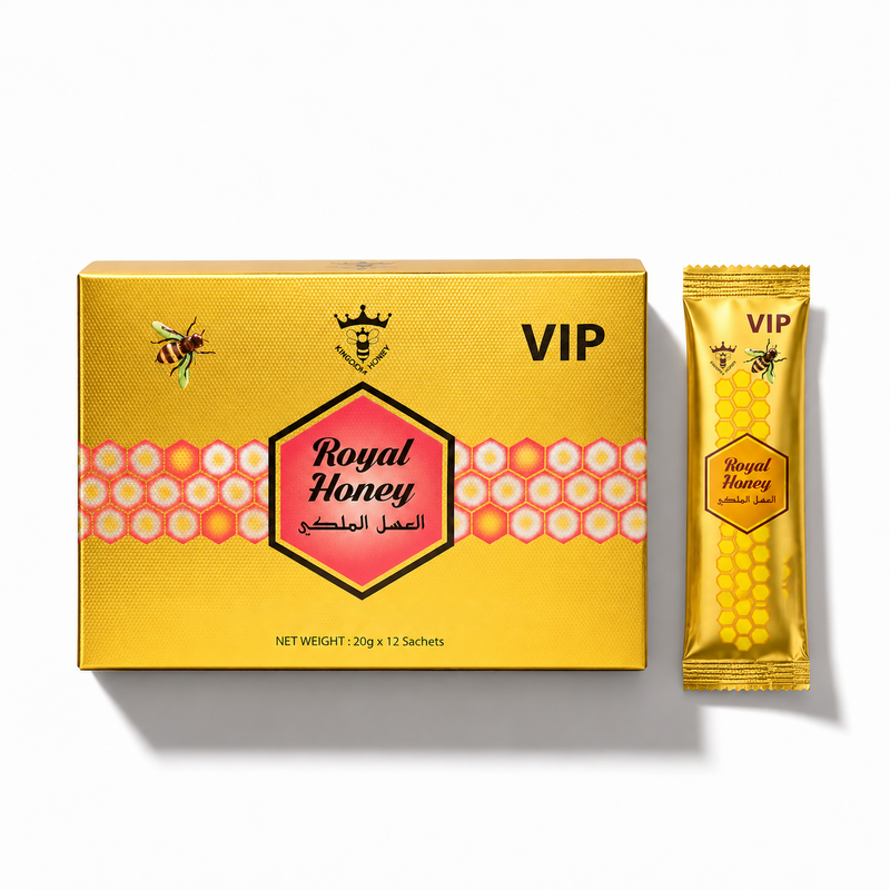 Gold Honey Packets – 12 Sachets, 20g Each