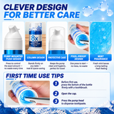 8X Niacinamide Foaming Whitening Toothpaste 8X - Fresh Breath Stain Removal Gentle Teeth Cleaning 100ml-D