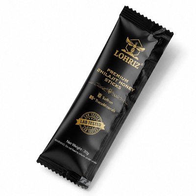 LOHRIZ Premium Shilajit Honey (20g Stick)