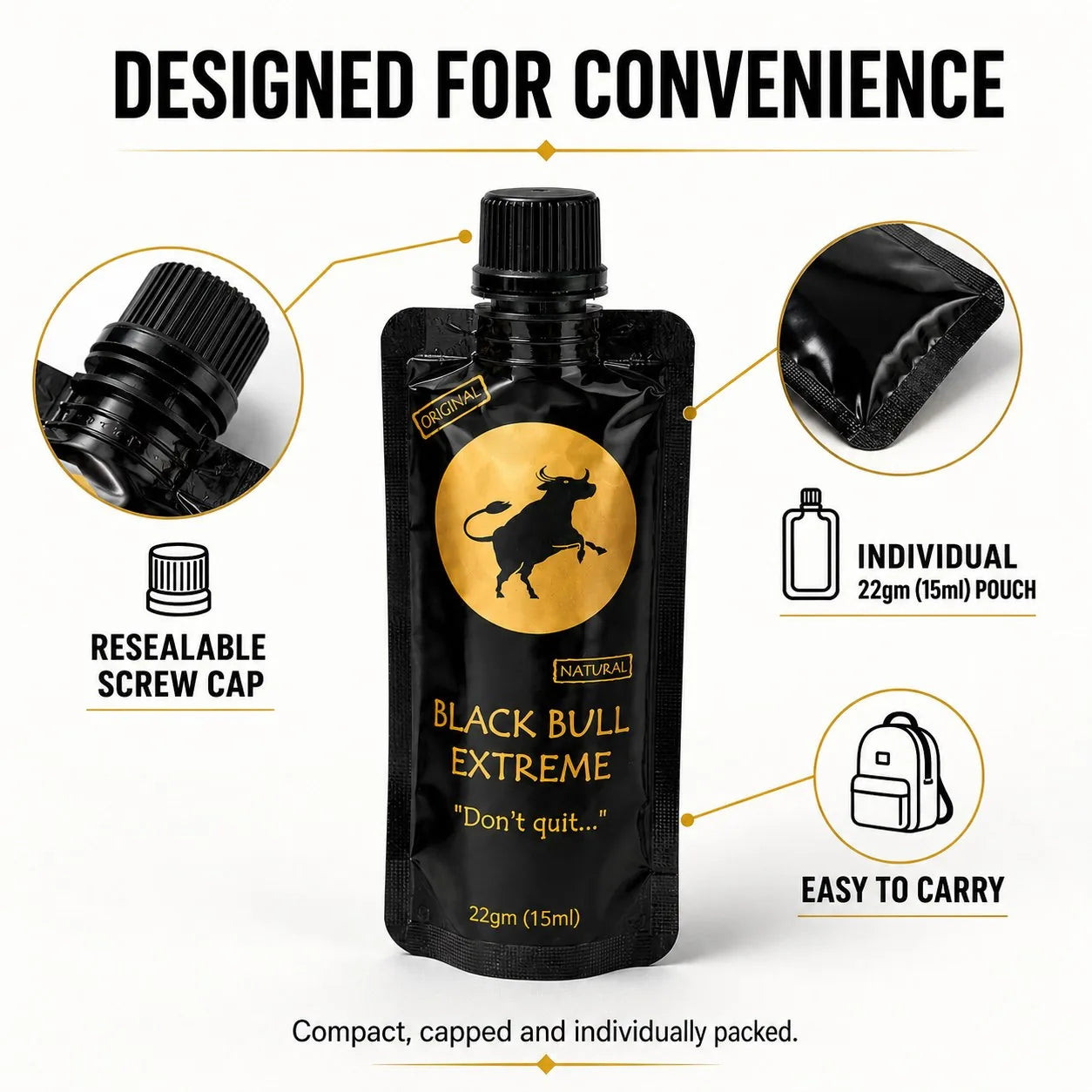 BLACK BULL Extreme Honey portable format