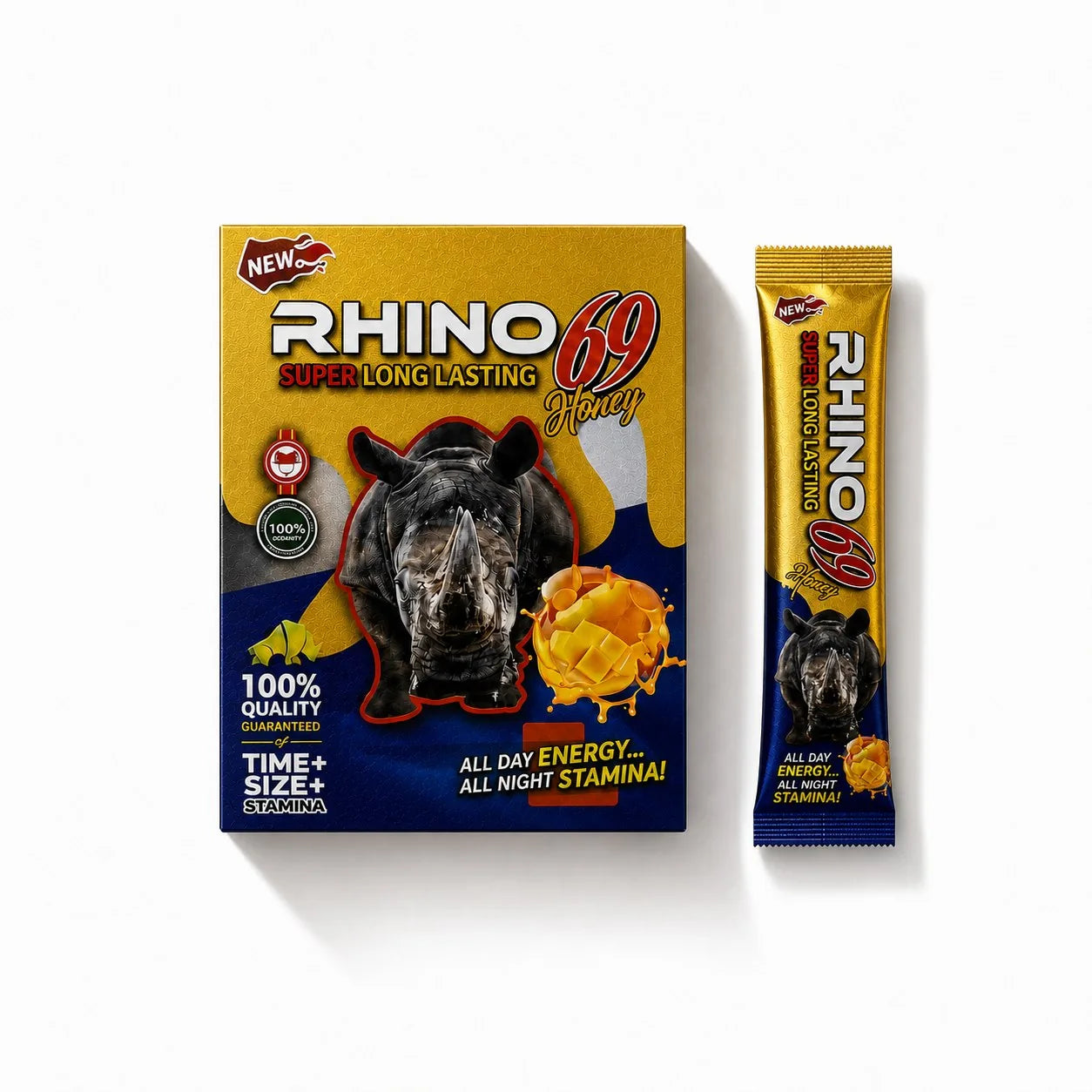 Rhino 69 Honey product view 1